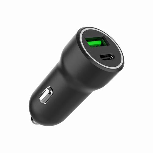 Gembird TA-UC-A2PDQC20-CAR-01 mobile device charger Universal Black Cigar lighter Fast charging Auto