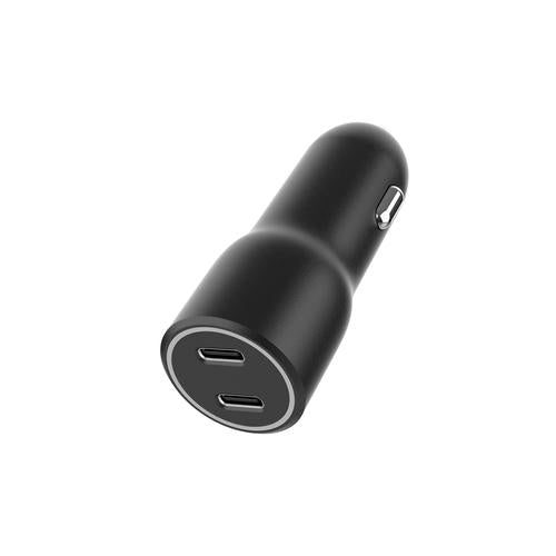 Gembird TA-UC-C2PD40-CAR-01 mobile device charger Universal Black Cigar lighter Fast charging Auto