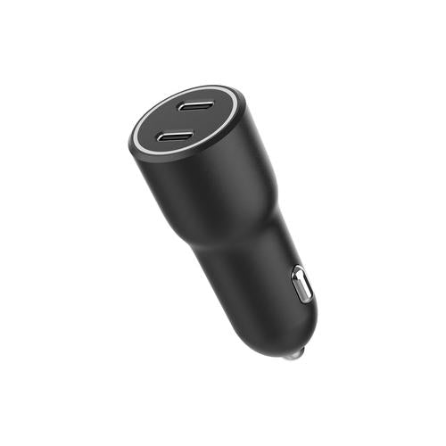 Gembird TA-UC-C2PD40-CAR-01 mobile device charger Universal Black Cigar lighter Fast charging Auto
