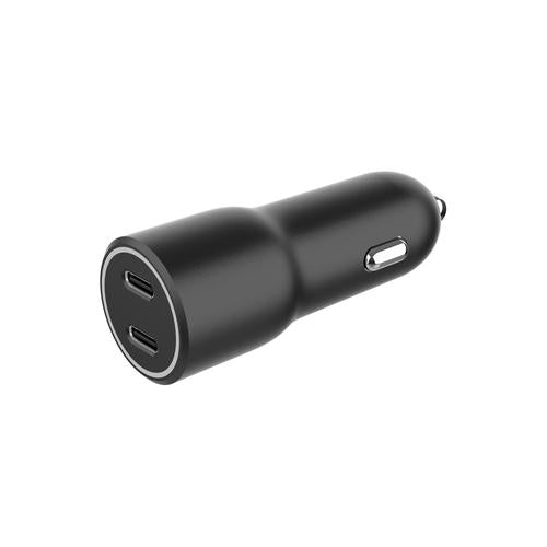 Gembird TA-UC-C2PD40-CAR-01 mobile device charger Universal Black Cigar lighter Fast charging Auto