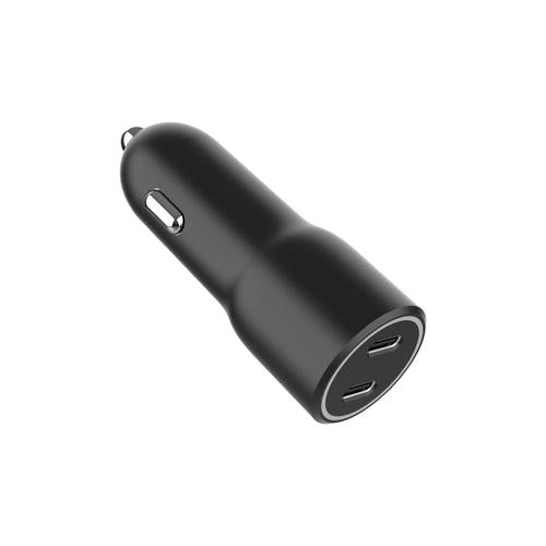 Gembird TA-UC-C2PD40-CAR-01 mobile device charger Universal Black Cigar lighter Fast charging Auto