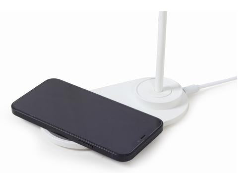 Gembird TA-WPC10-LED-01-W mobile device charger Smartphone White DC Wireless charging Indoor