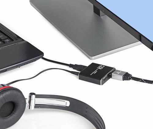 Gembird UHG-4K2-01 USB graphics adapter Black