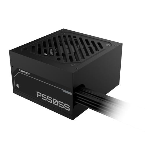 GIGABYTE P550SS Power Supply - PCIe 5.0, 80 PLUS Silver, 120mm Fan, ATX 3.0 compatible, UK Plug