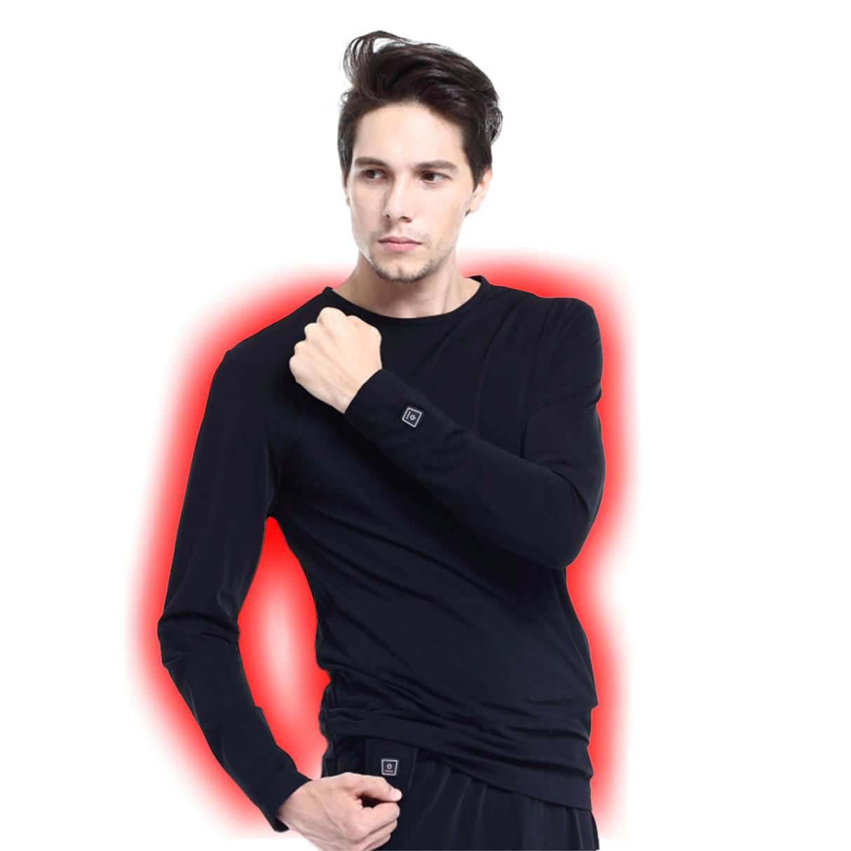 Glovii opvarmet bluse XL. Sort