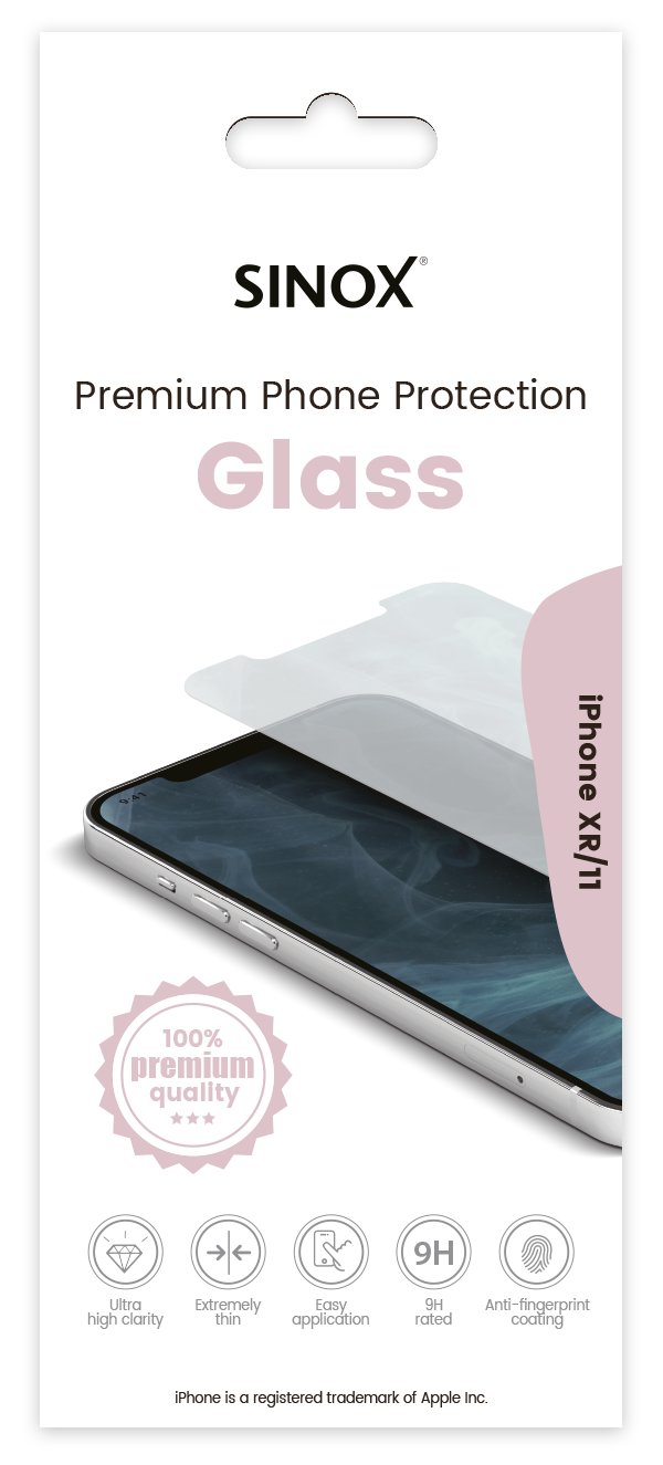 Sinox Protection Glass iPhone XR/11