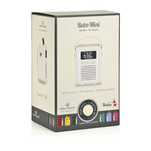 VQ Retro Mini radio. Cream