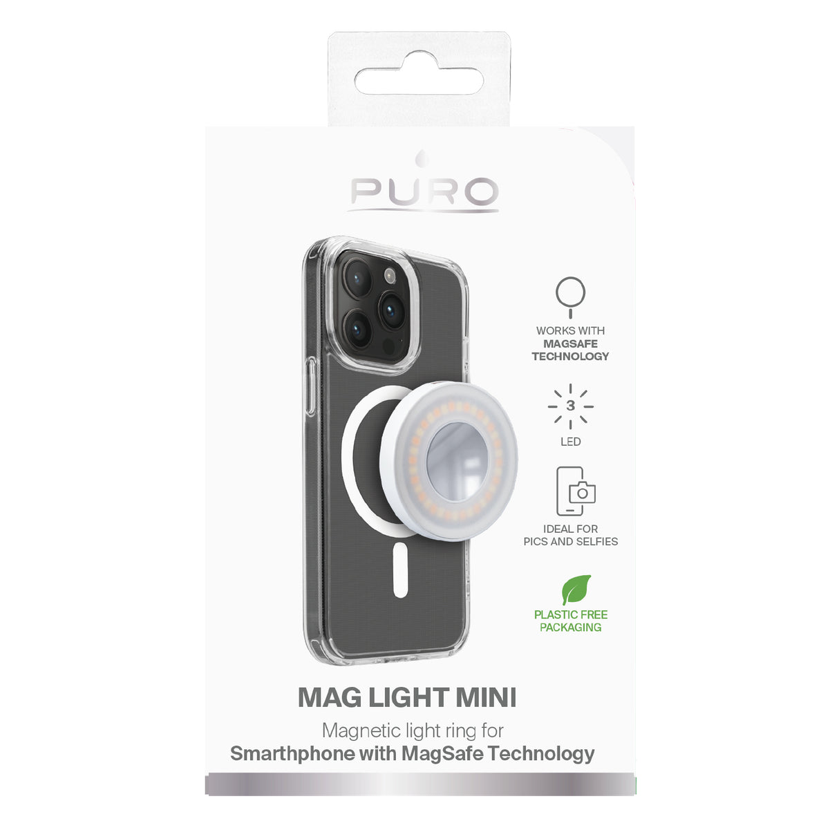 PURO MagSafe MagLight Mini Light Ringkamera