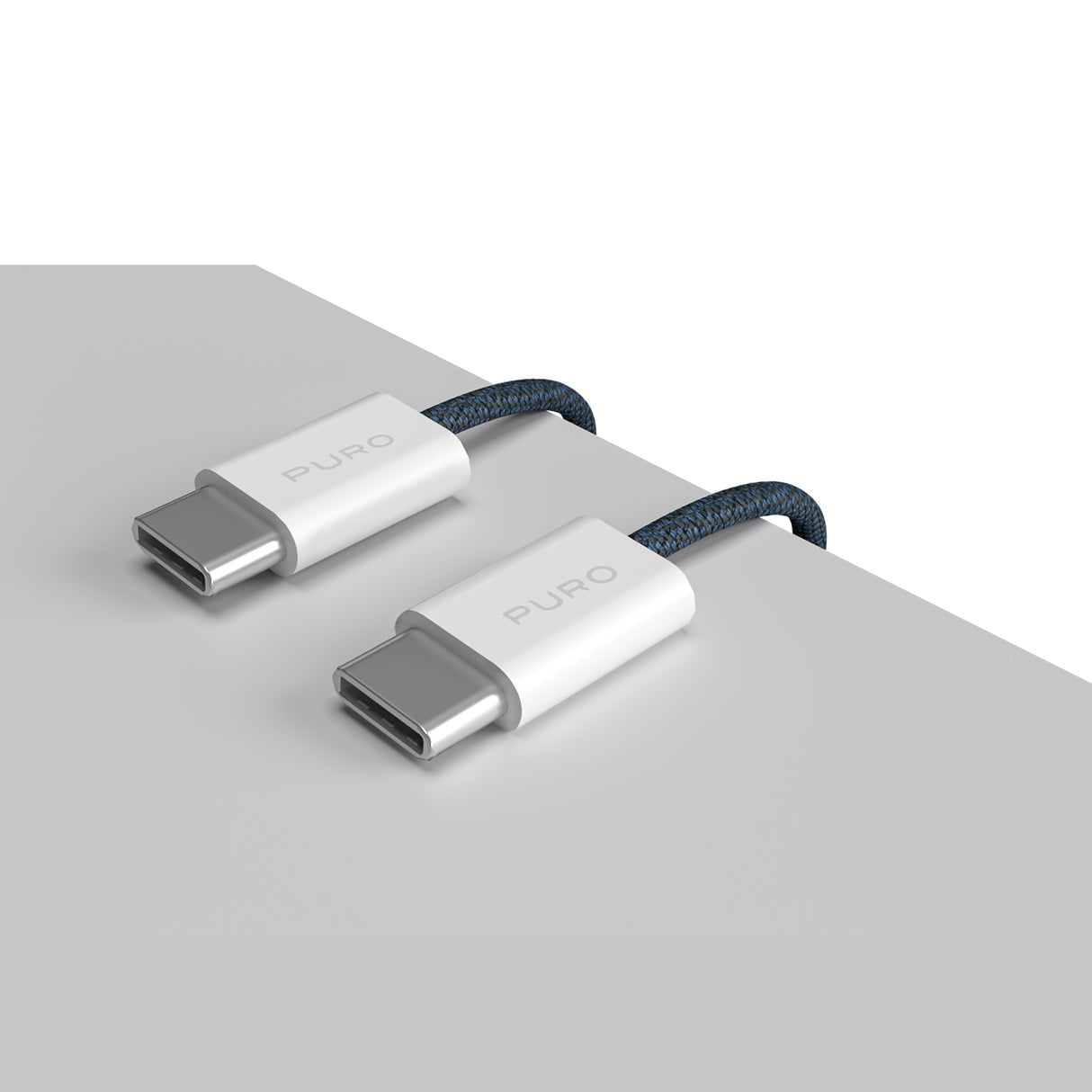 PURO Fabrik 2.0 60W USB-C til USB-C opladnings- og synkroniseringskabel 1,5 m