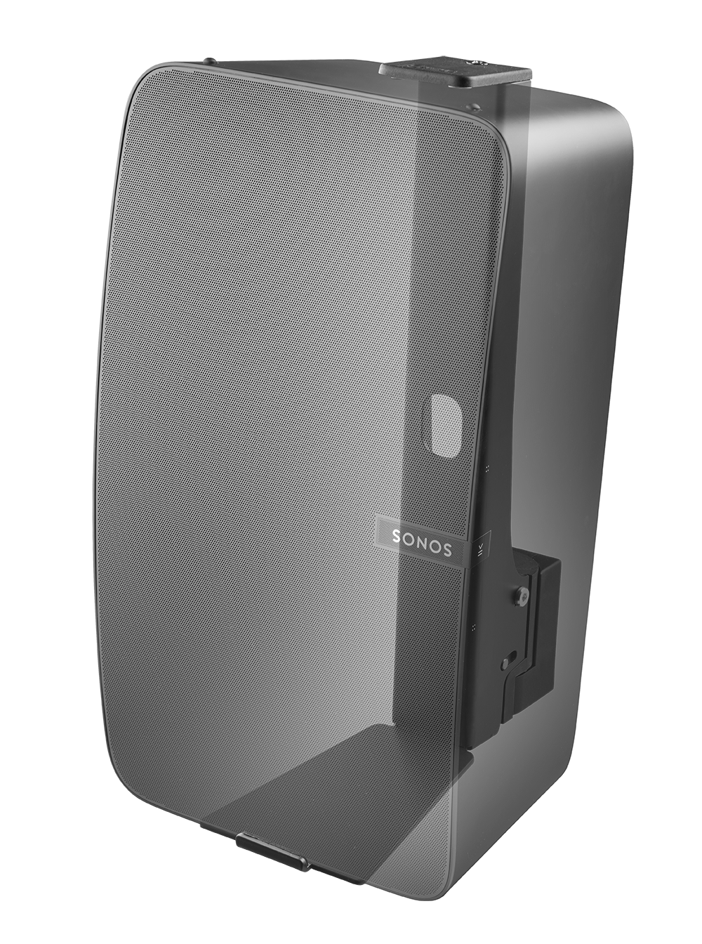 Cavus vægbeslag til Sonos® Five/Play:5. Vertikal. Sort