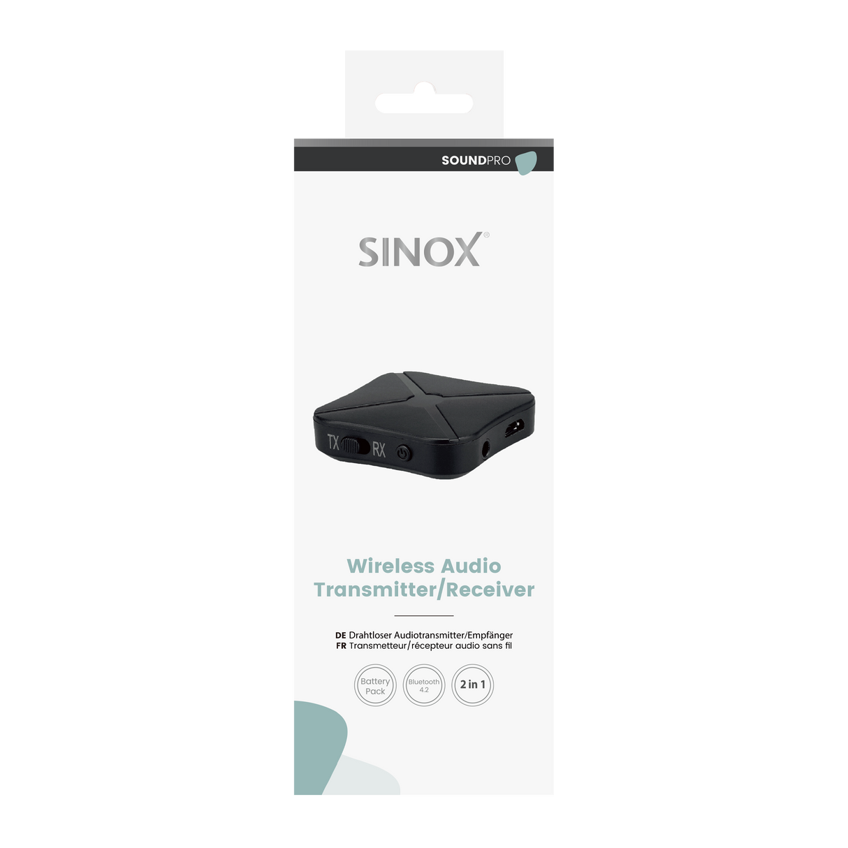 Sinox trådløs audio transmitter/receiver