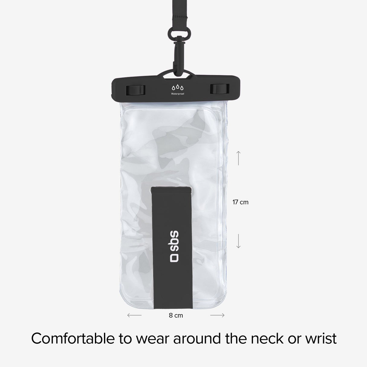 SBS vandtæt etui til smartphones op til 6,8"