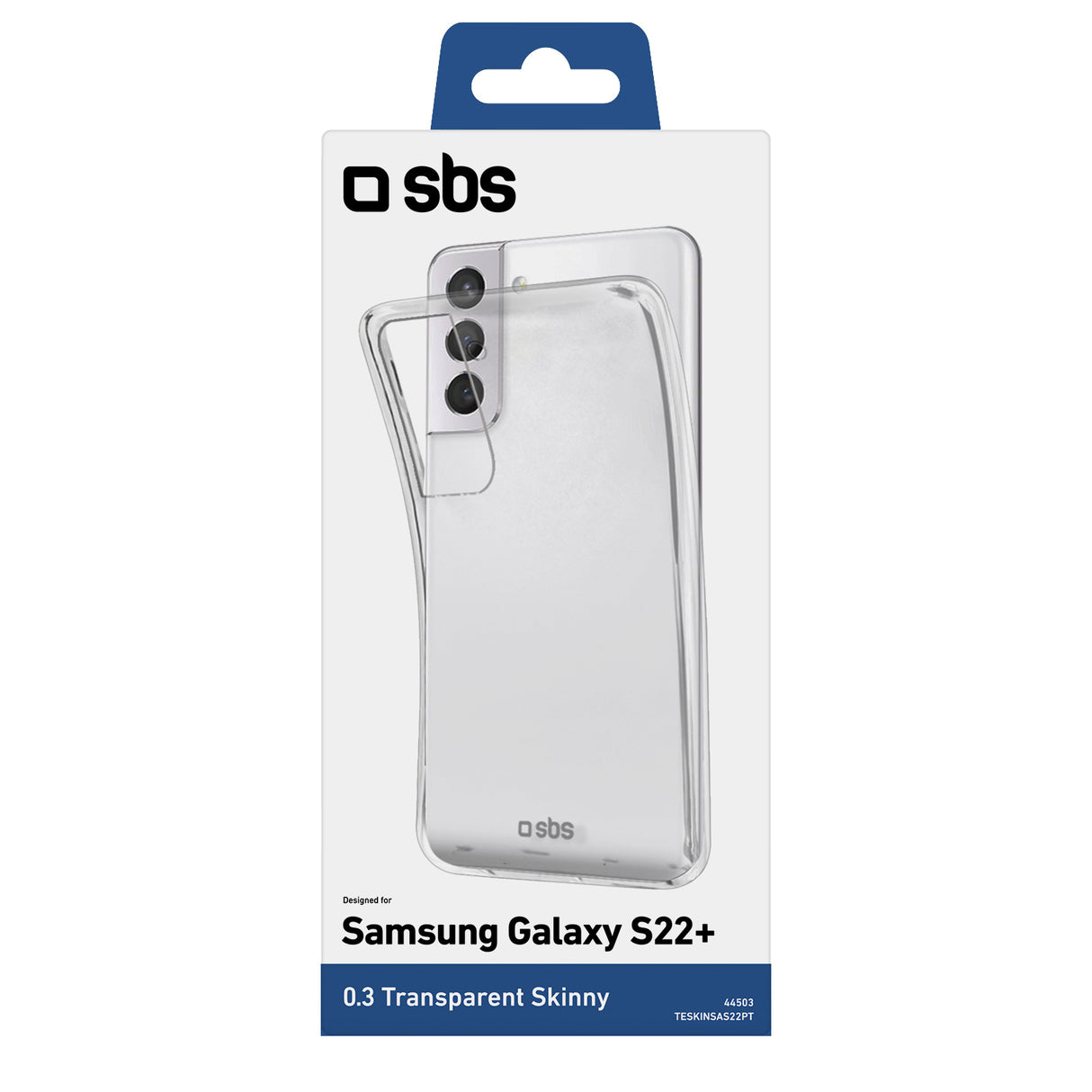 SBS Skinny cover til Samsung Galaxy S22+®. Gennemsigtig