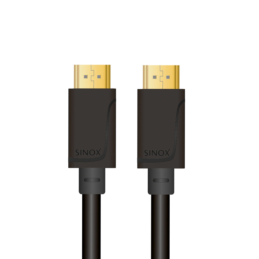 Sinox HDMI™ kabel 4K60Hz+E. 10m. Sort