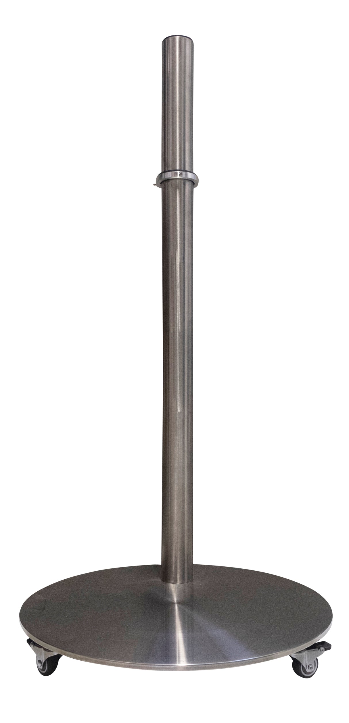 Sinox StandView TV gulvstand med hjul og drejbar top. 26"-65". Alu finish