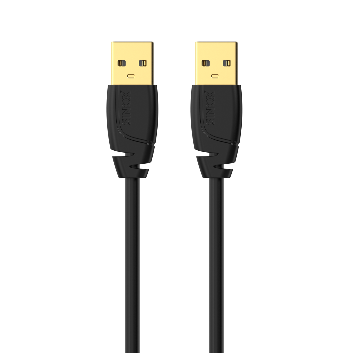 Sinox USB 2.0 kabel. 2m. Sort