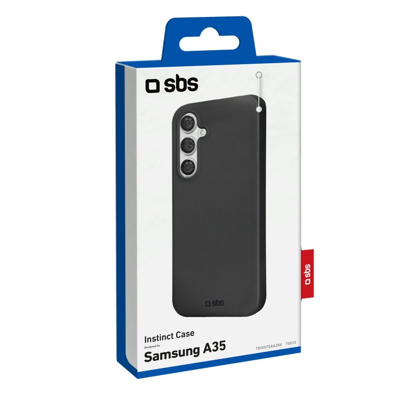 SBS Instinct-cover til Samsung Galaxy A35. Sort