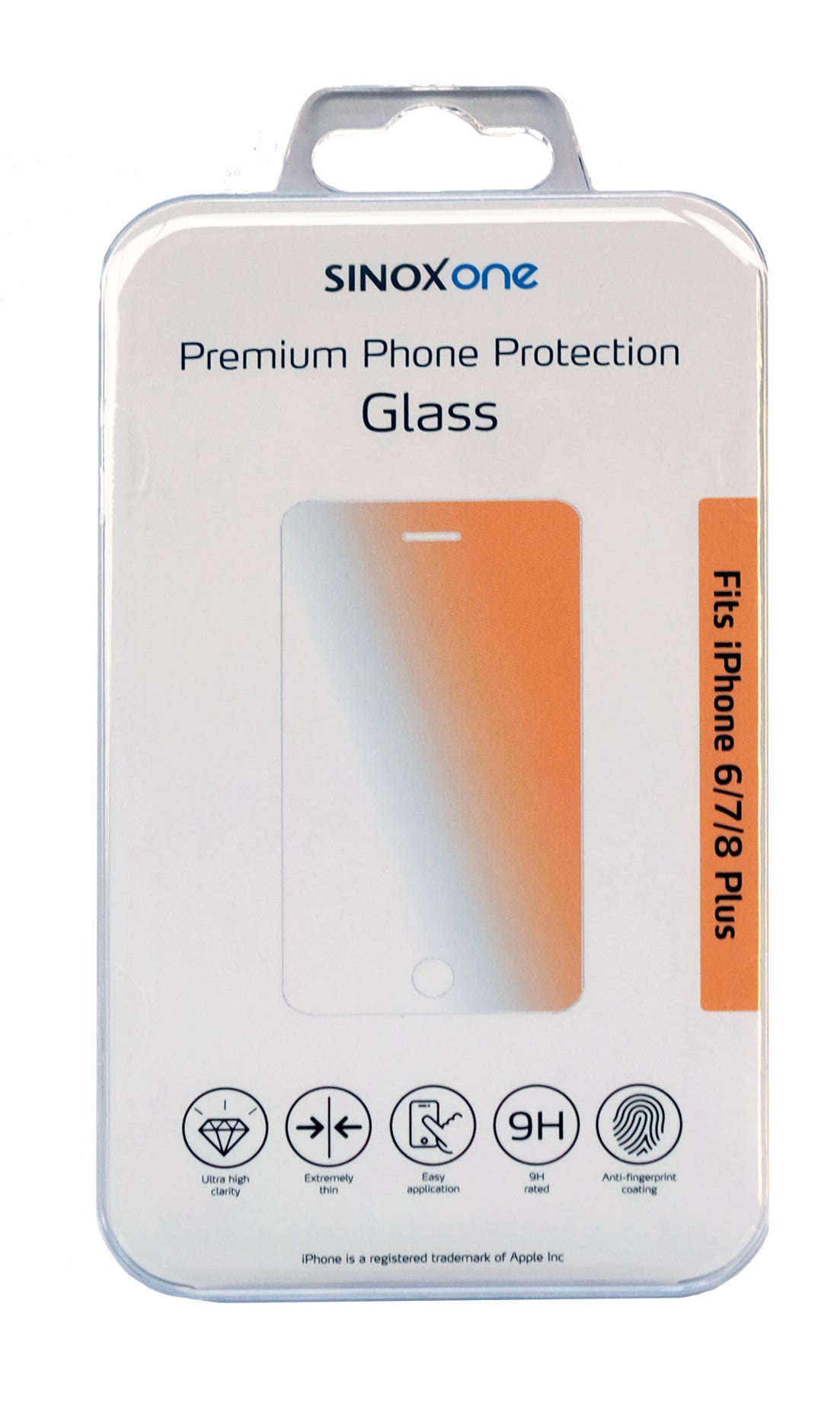 Sinox Protection Glass iPhone 6+/7+/8+