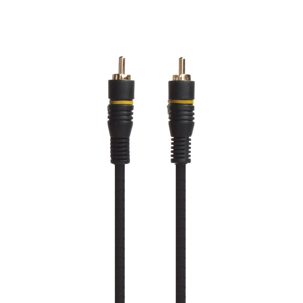 Connectech Subwoofer-kabel. 10m. Sort