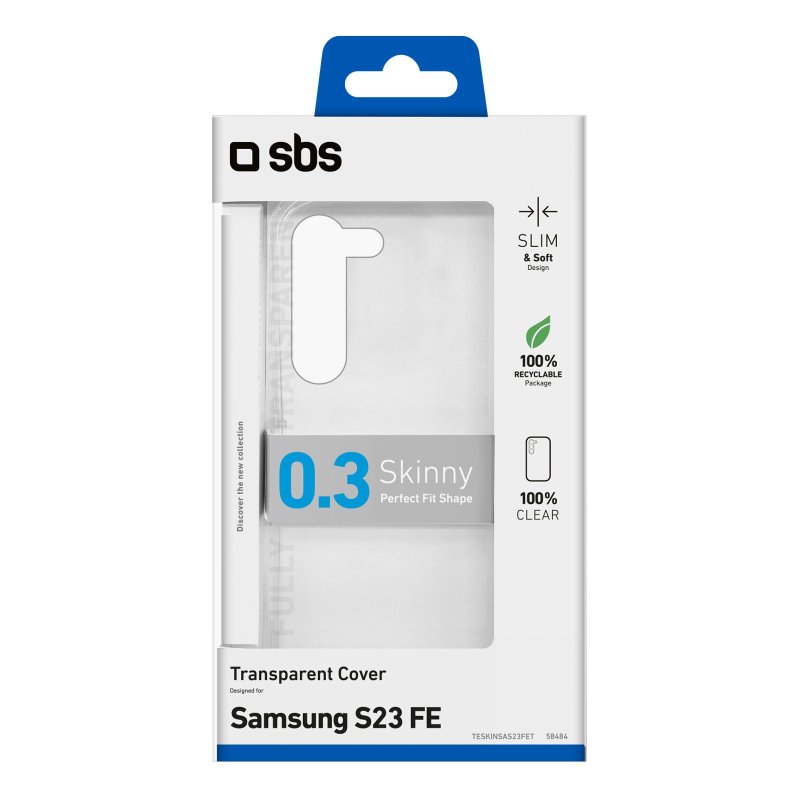 SBS Skinny cover til Samsung Galaxy S23 FE. Gennemsigtig