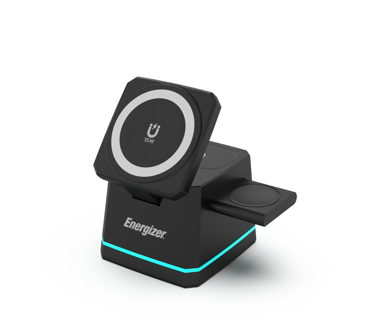 Energizer All-in-One trådløs opladningsdock. Sort