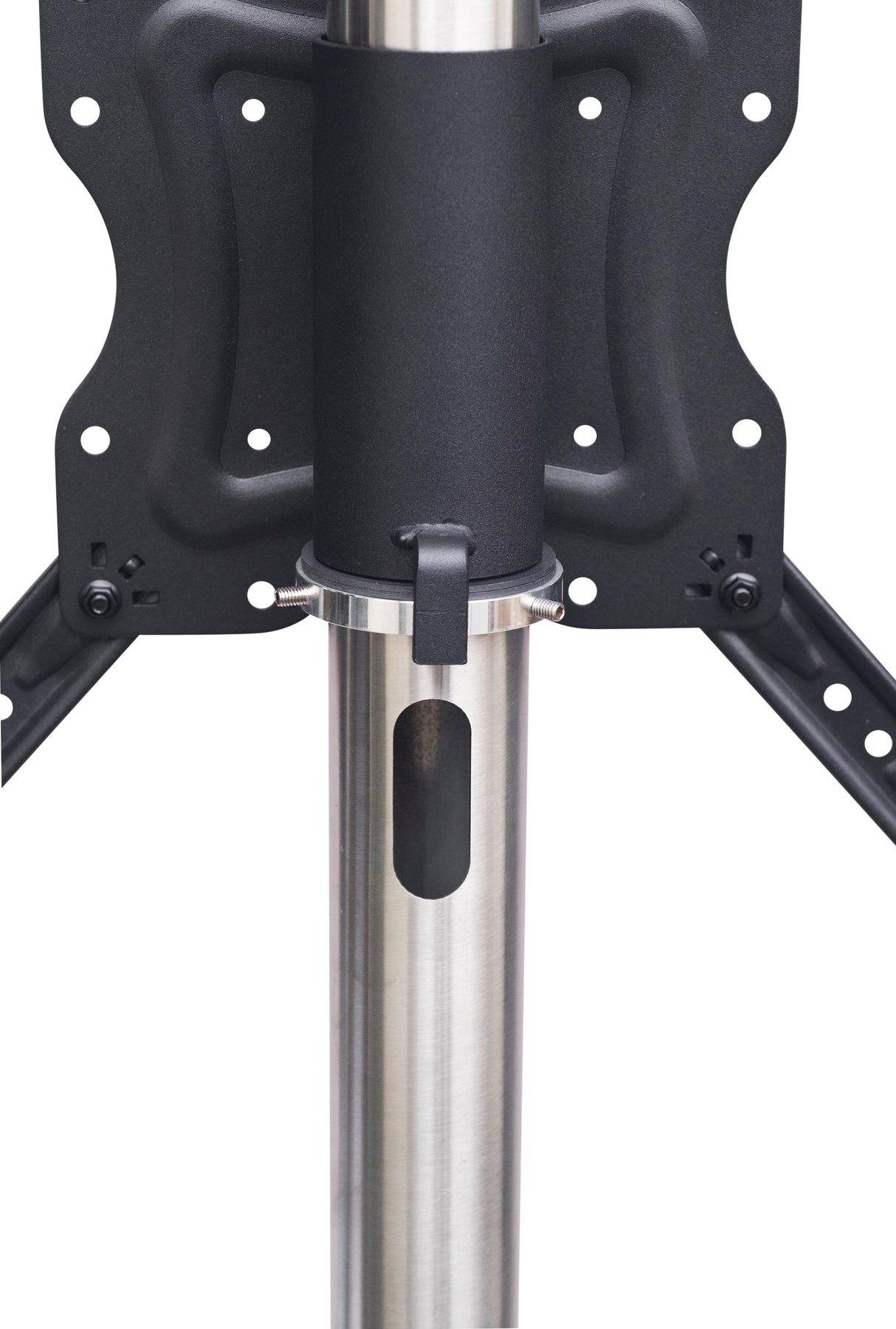 Sinox StandView TV gulvstand med hjul og drejbar top. 26"-65". Alu finish