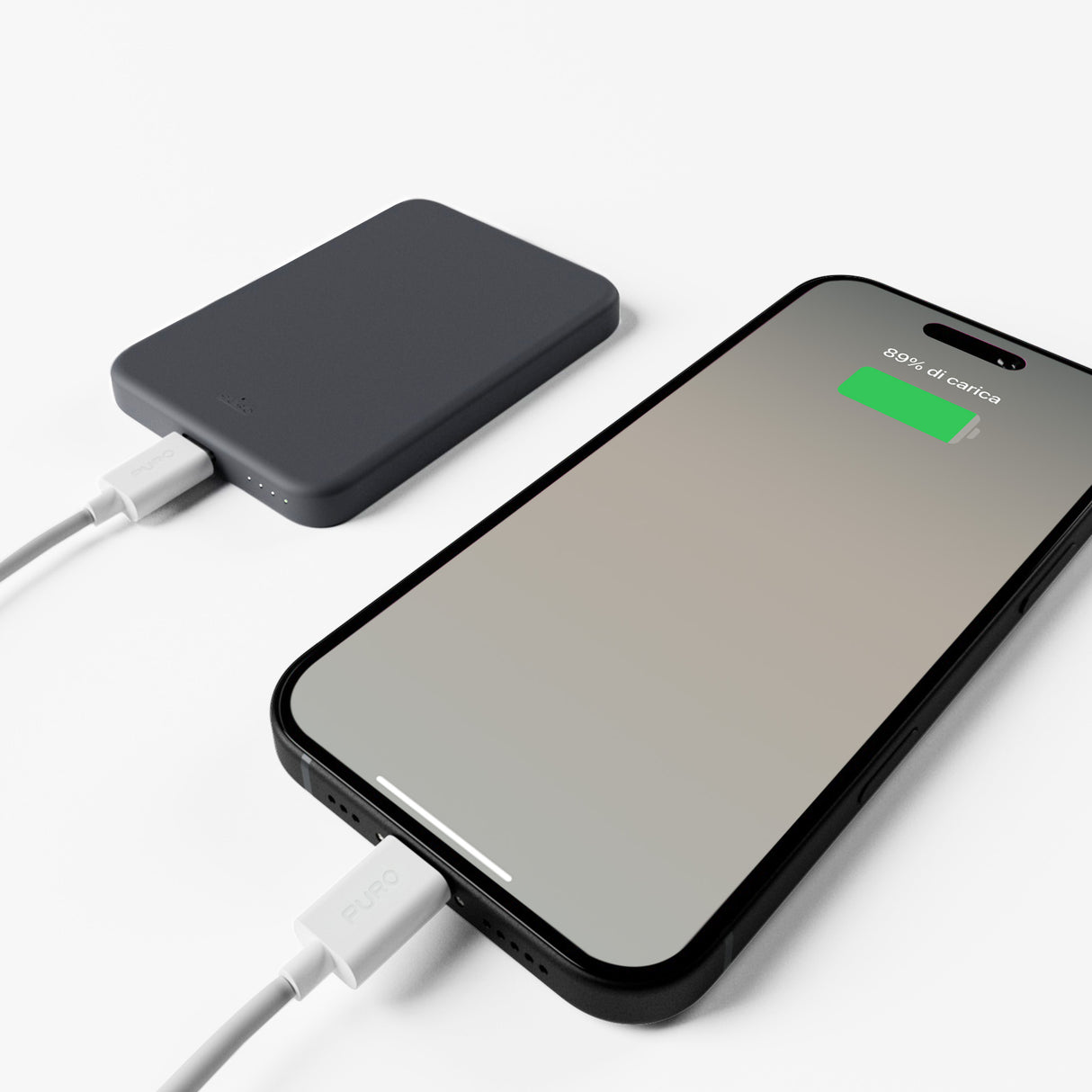 PURO Power Bank Wireless "Mini Power Mag" 4200 mAh til iPhone