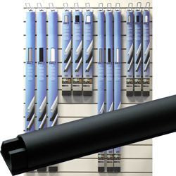 Cavus kabelskinne aluminium. Sort