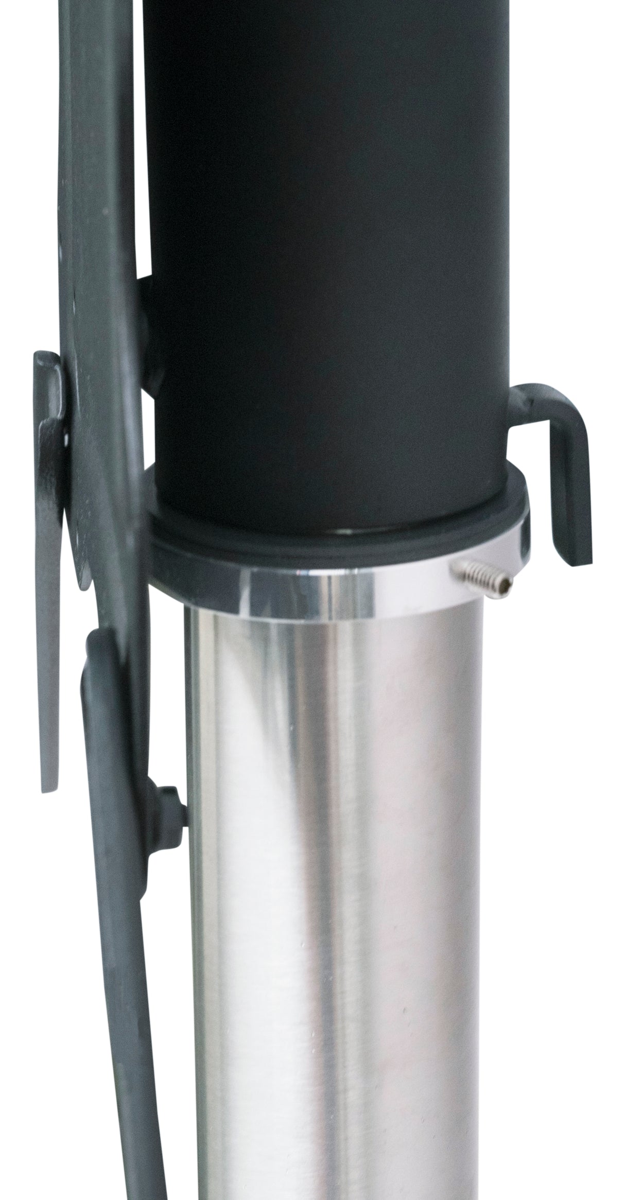 Sinox StandView TV gulvstand med hjul og drejbar top. 26"-65". Alu finish