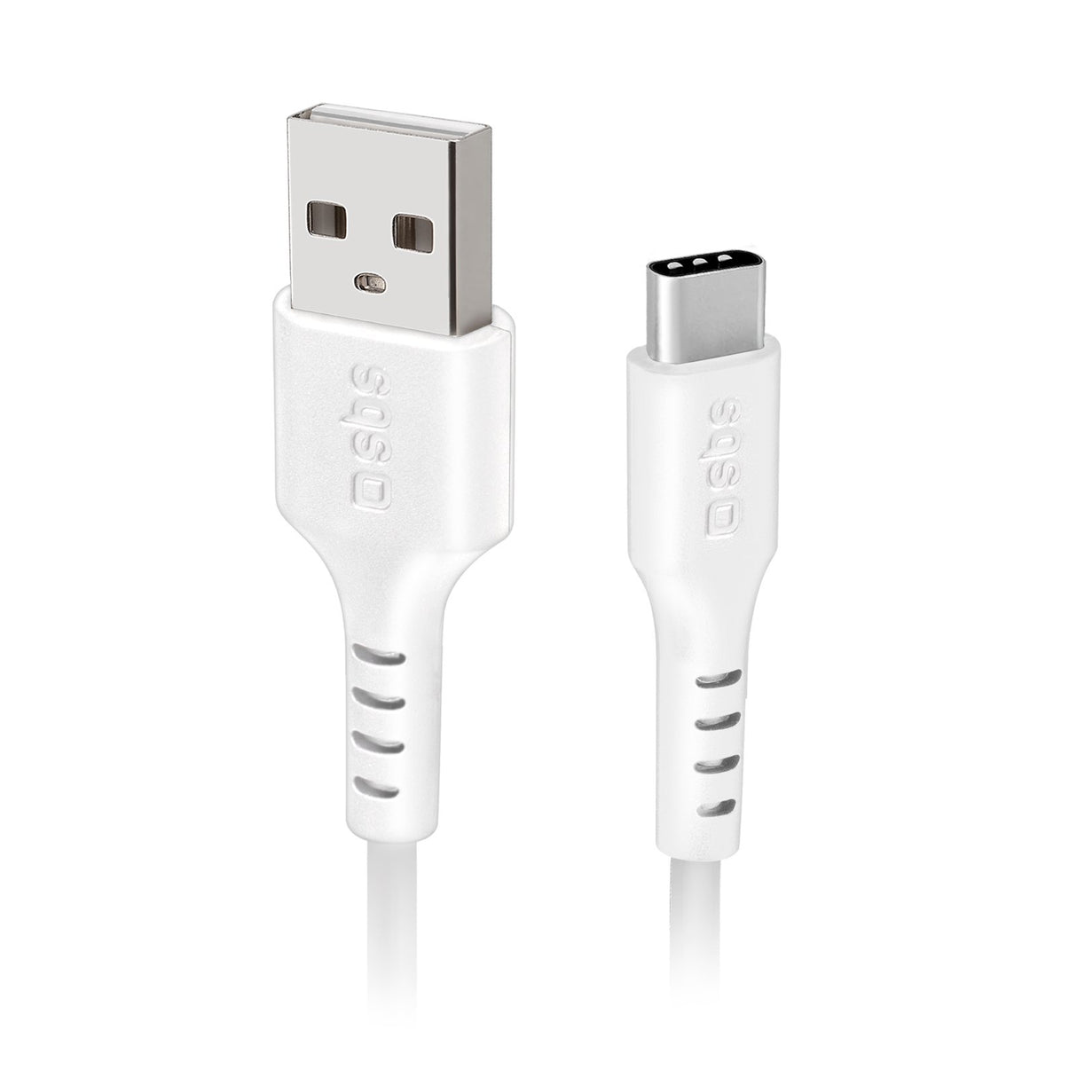 SBS data- og opladningskabel USB 2.0 - USB C. 1,5m. Hvid