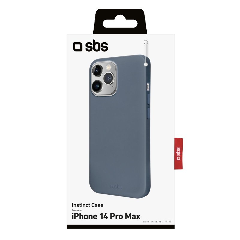 SBS Novelty Instinct cover til iPhone 14 Pro Max®. Blå