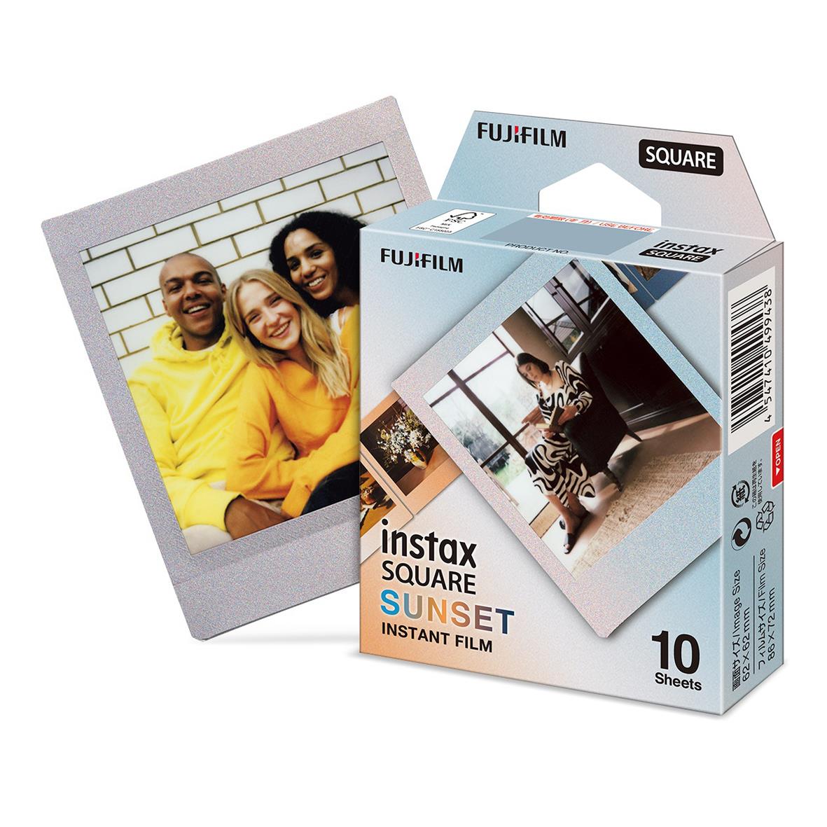Instax Square Film. 10 billeder. Solnedgang