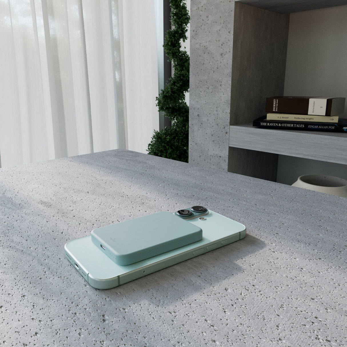 PURO Power Bank Wireless "Mini Power Mag" 4200 mAh til iPhone