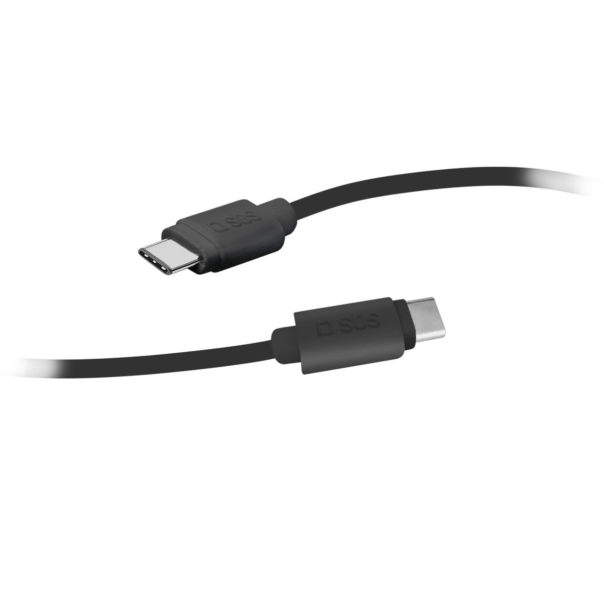 SBS USB C 2.0 kabel. 1,5m. Sort