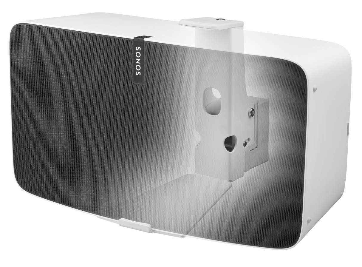 Cavus vægbeslag til Sonos® Five/Play:5. Horisontal. Hvid