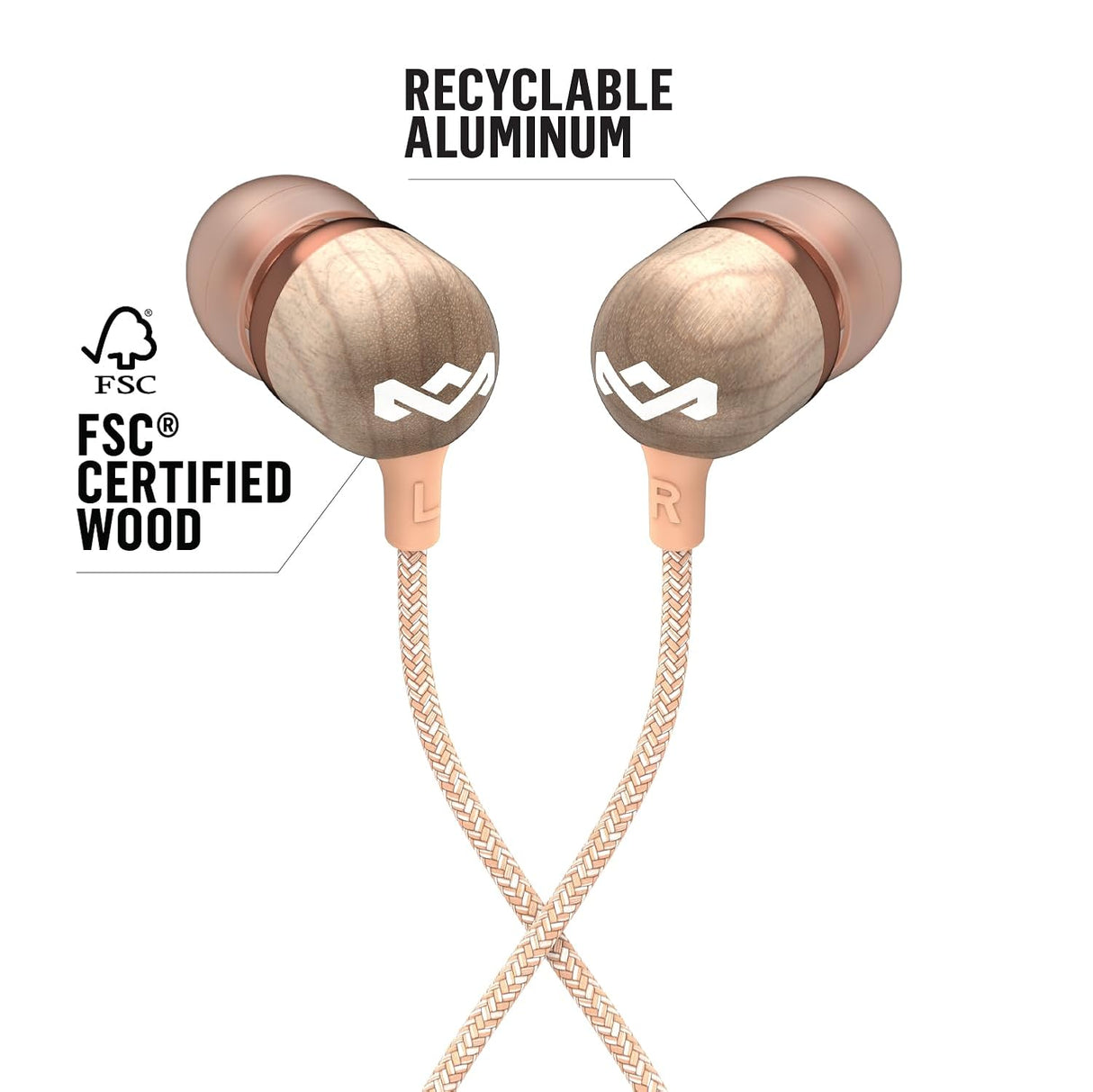 Marley Smile Jamaica In-Ear-hovedtelefoner. Kobber