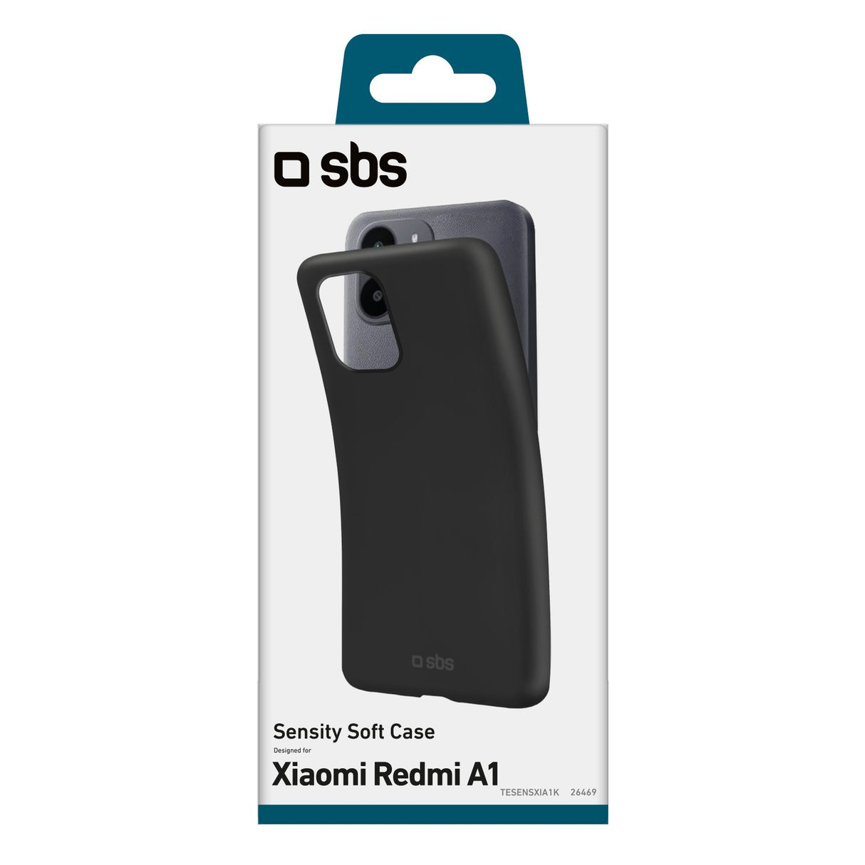 SBS Sensity cover til Xiaomi Redmi A1®. Sort
