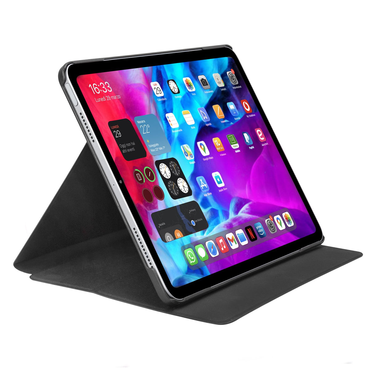 SBS Book Case Pro til iPad Pro 12" 2021®. Sort
