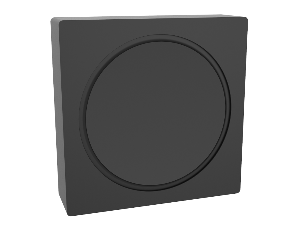 Cavus vægbeslag til Sonos® AMP vertikal. Sort