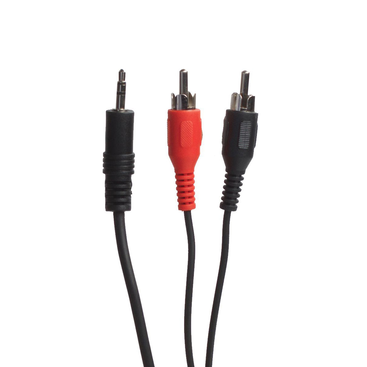 Sinox One Mini Jack til Phono kabel. 5m. Sort