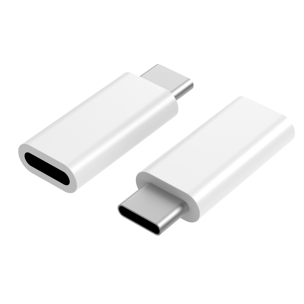 Sinox adapter Lightning - USB C. Hvid