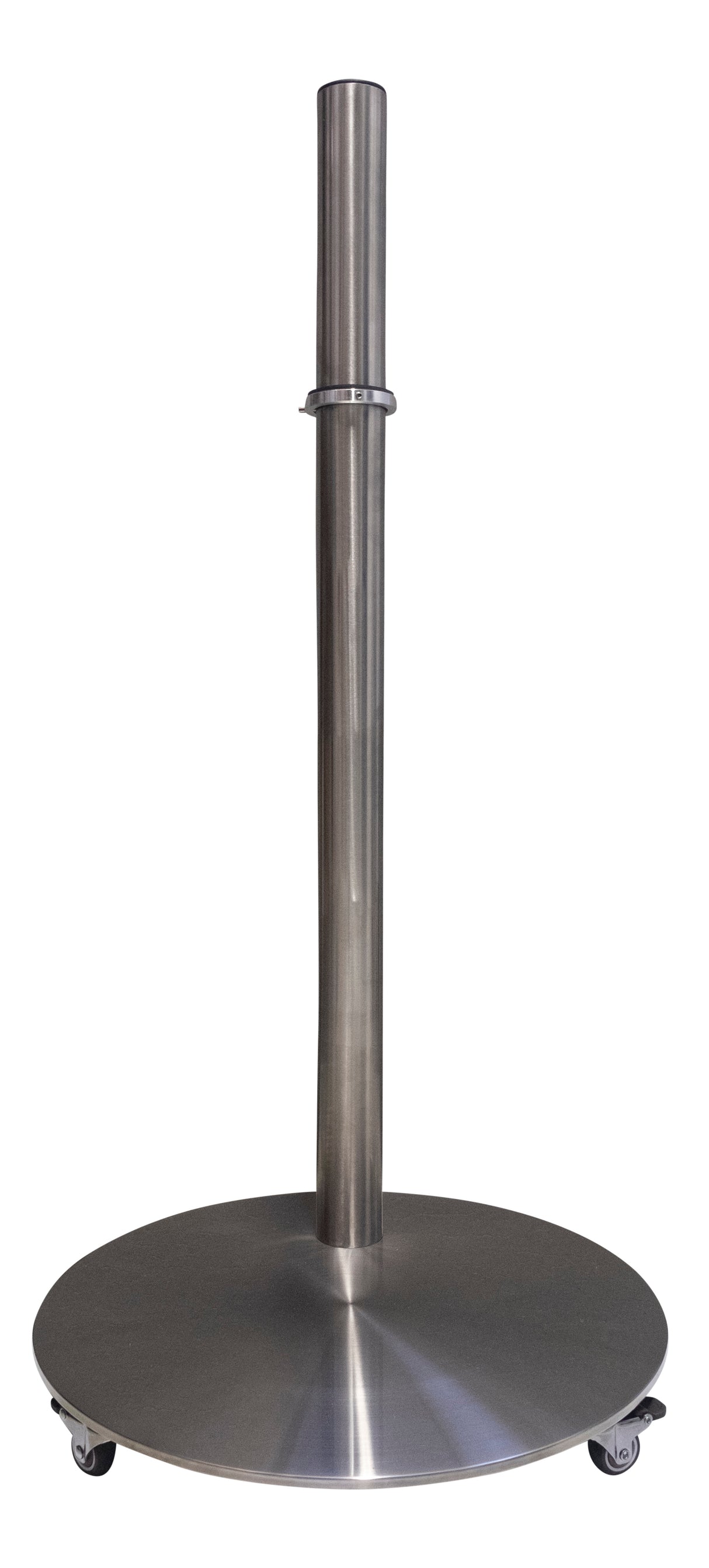 Sinox StandView TV gulvstand med hjul og drejbar top. 26"-65". Alu finish