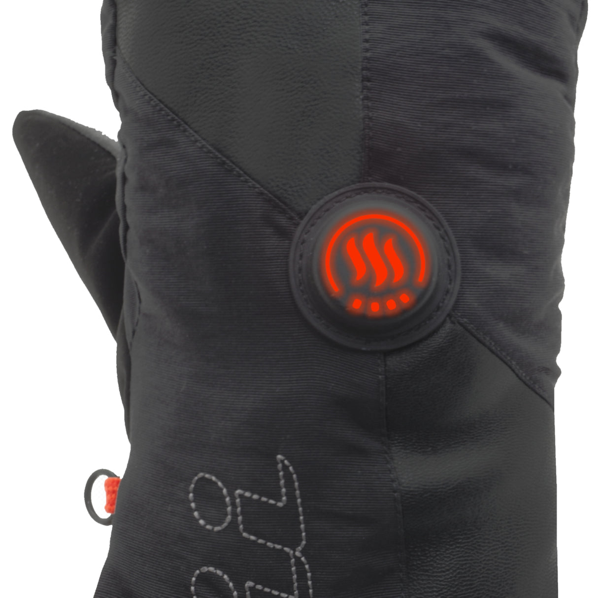 Glovii opvarmede vanter XL. Sort