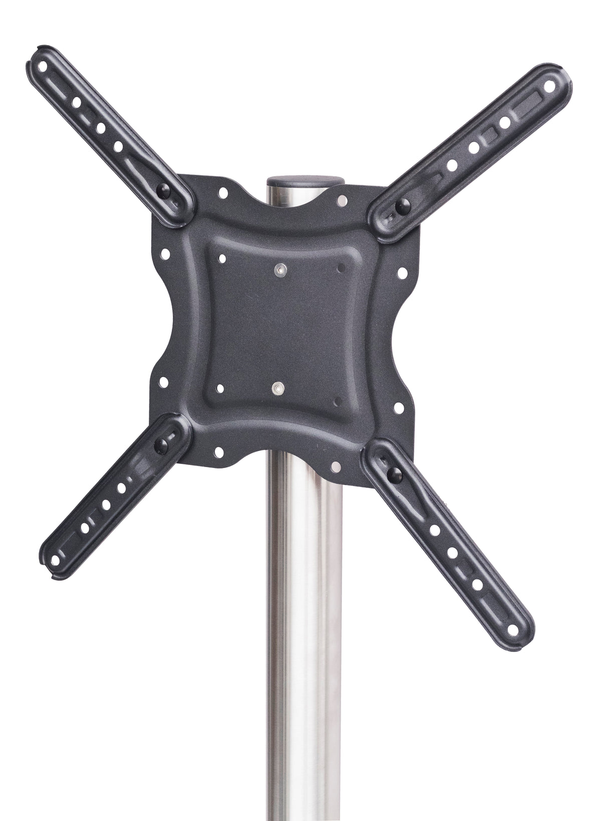 Sinox StandView TV gulvstand med hjul og drejbar top. 26"-65". Alu finish