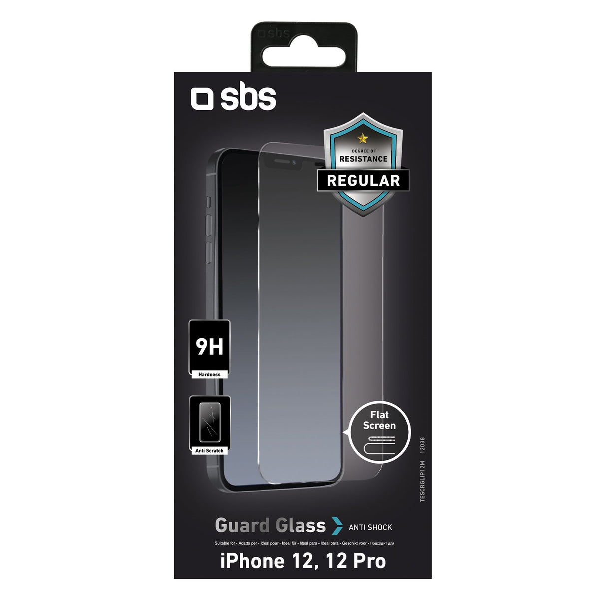 SBS beskyttelsesglas til iPhone 12 / 12 Pro®