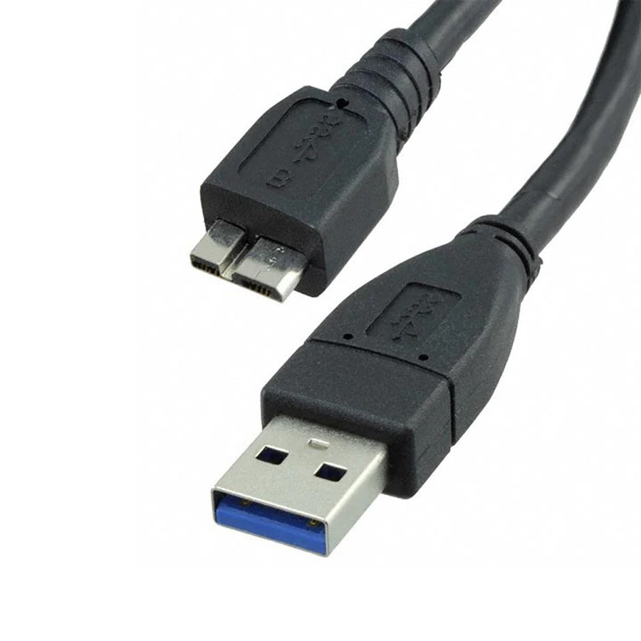 Sinox One USB A - Micro USB 3.0 kabel. 1,8m. Sort