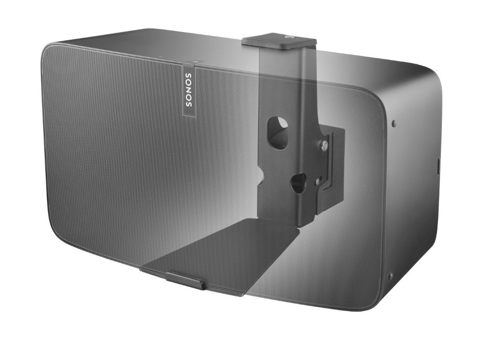 Cavus vægbeslag til Sonos® Five/Play:5. Horisontal. Sort