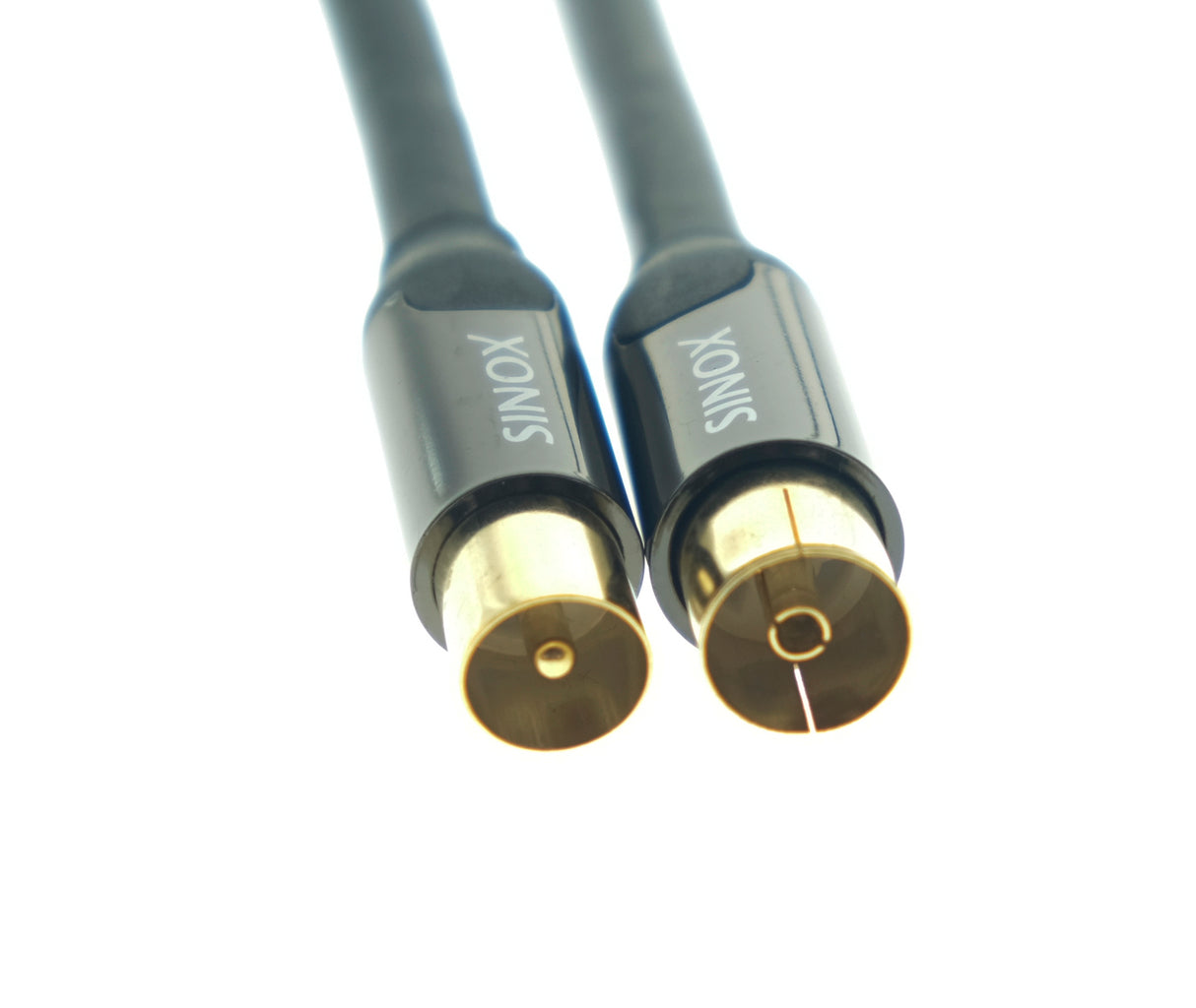 Sinox SHD antennekabel. 3m. Sort