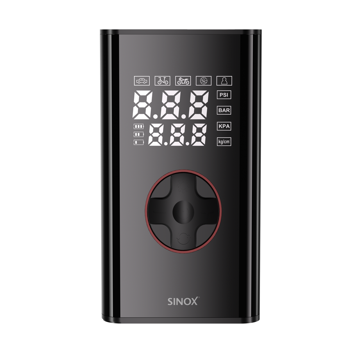 Sinox Lifestyle kompakt kompressor. Sort