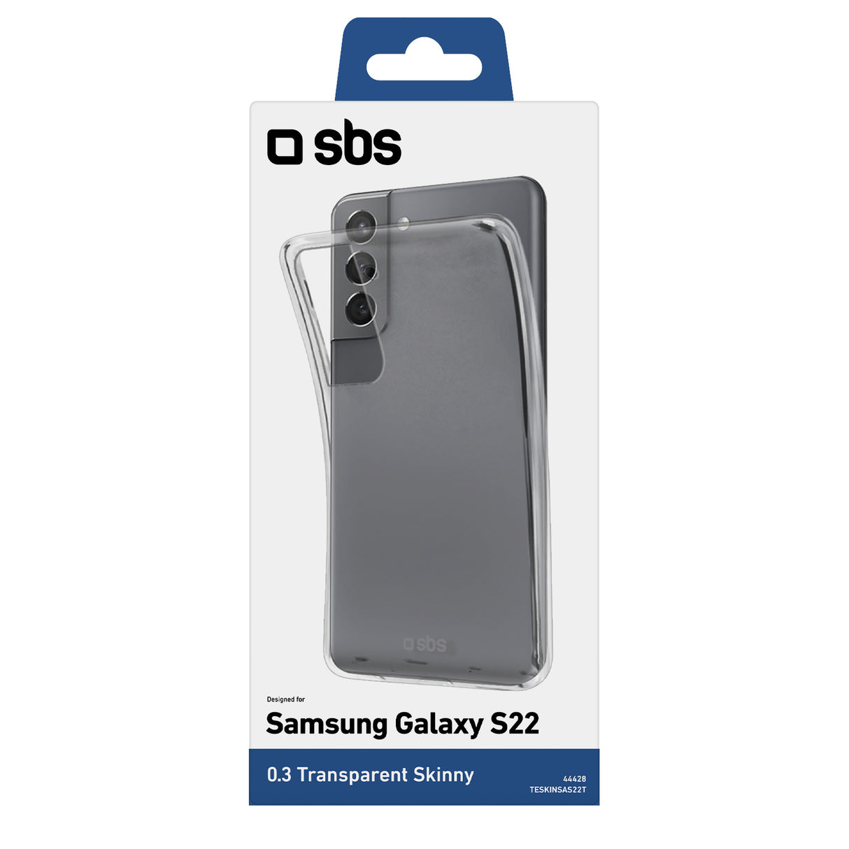 SBS Skinny cover til Samsung Galaxy S22®. Gennemsigtig